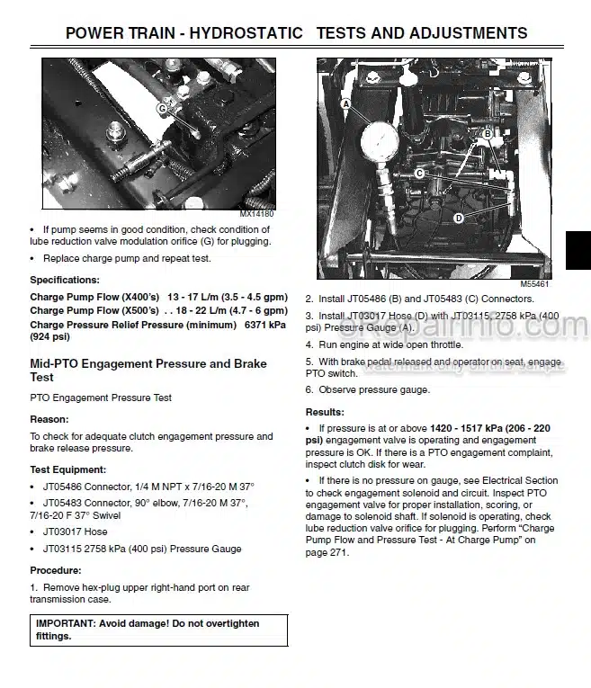 Photo 6 - John Deere X Series Diagnostic Technical Manual Combine TM154419 Set