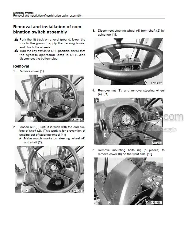 Photo 6 - Perkins Phaser 1000 Series Shop Manual Engine For Komatsu Forklift BEE06EZ-01
