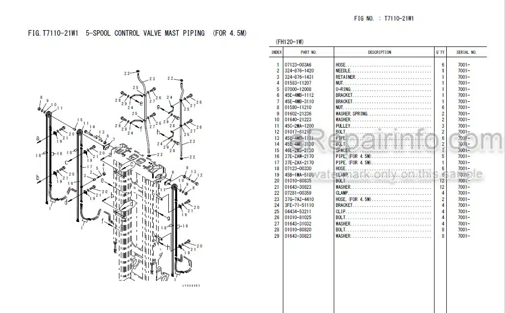 Photo 6 - Komatsu D85C Shop Manual Pipelayer D85C.12-BE1