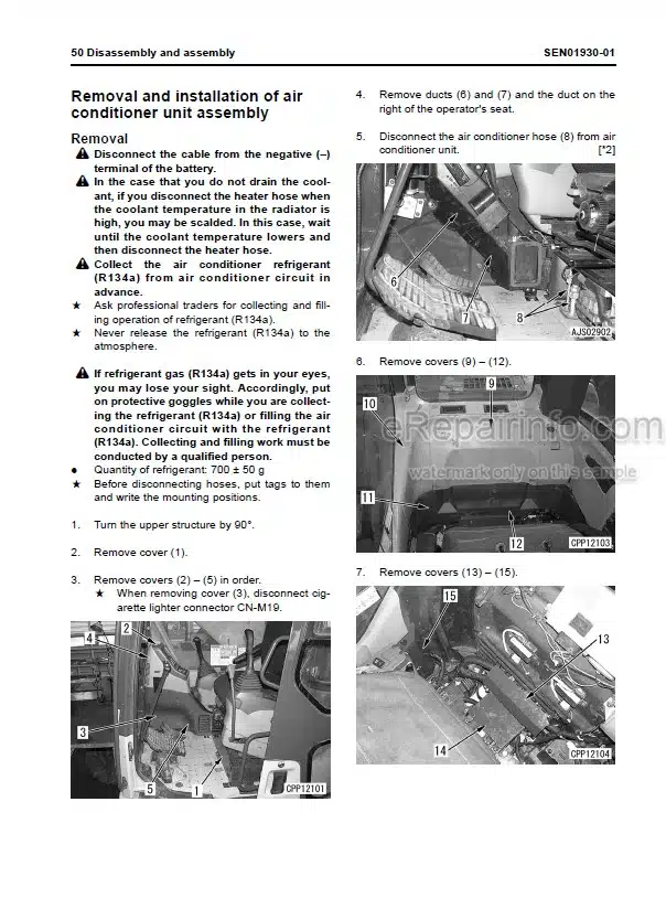 Photo 6 - Komatsu PC240LC-10 Shop Manual Hydraulic Excavator CEBM024902 SN A20001-