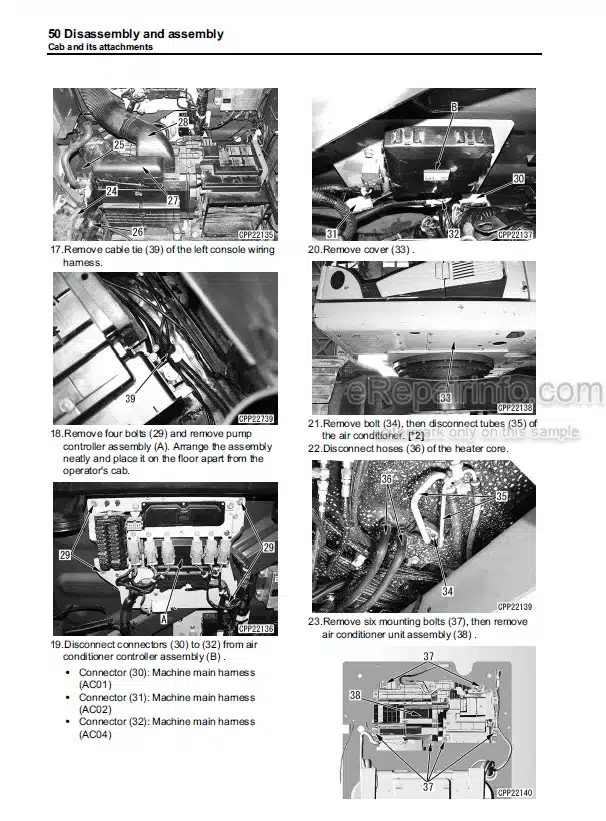 Photo 7 - Komatsu PC240LC-10 Shop Manual Hydraulic Excavator CEBM024902 SN A20001-