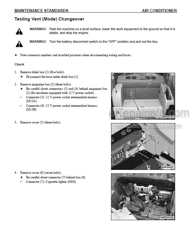 Photo 11 - Komatsu PC290LC-10 Shop Manual Hydraulic Excavator CEBM025103 SN A25001-