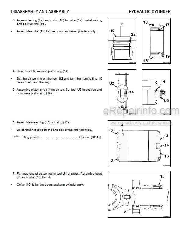 Photo 9 - Komatsu PC300LC-6 PC300HD-6 Shop Manual Hydraulic Excavator CEBM002901 SN A83001-