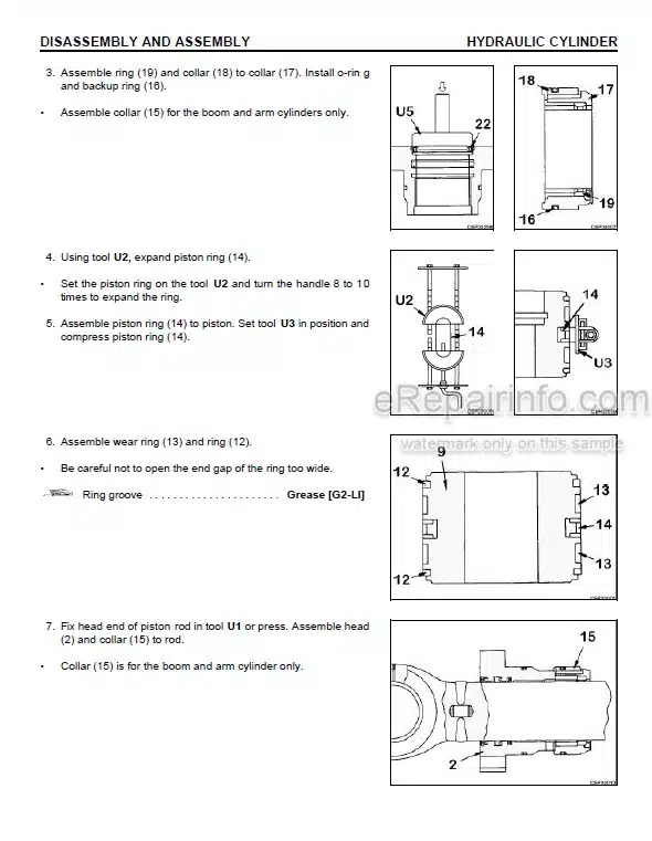 Photo 7 - Komatsu PC300LC-5 PC400LC-5 Shop Manual Excavator CEBM207041 SN A30001- A40001-