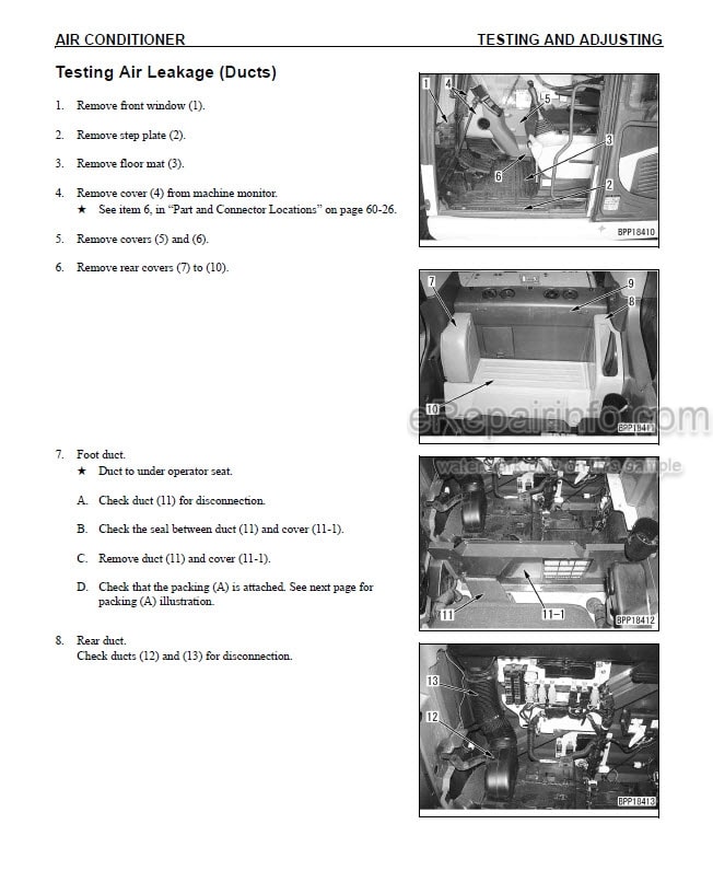 Photo 7 - Komatsu PC300LC-7L PC300HD-7L Shop Manual Hydraulic Excavator CEBM009104 SN A85001-
