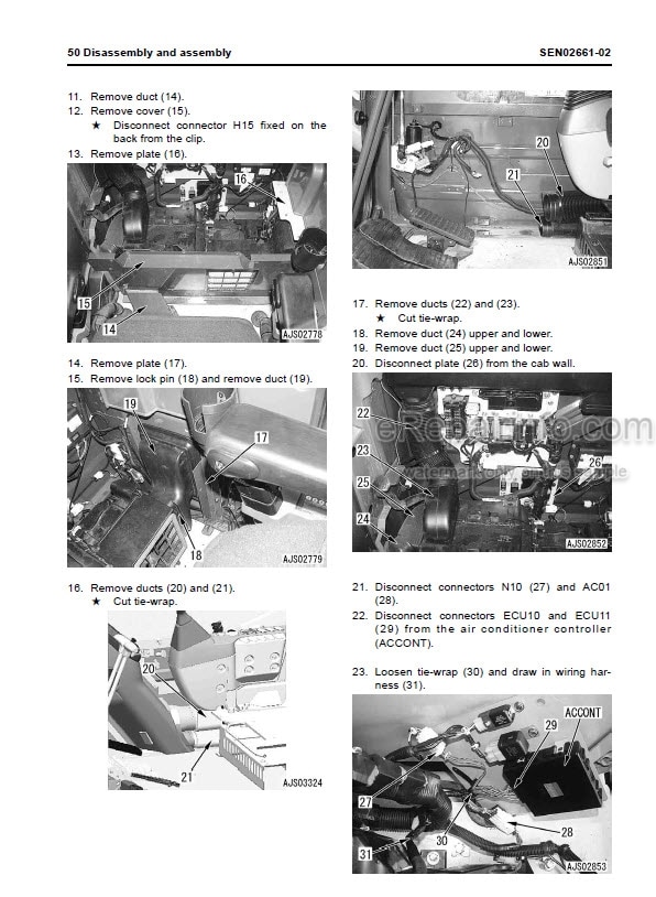 Photo 12 - Komatsu PC400-8 PC400LC-8 PC450-8 PC450LC-8 Shop Manual Hydraulic Excavator SEN02223-12