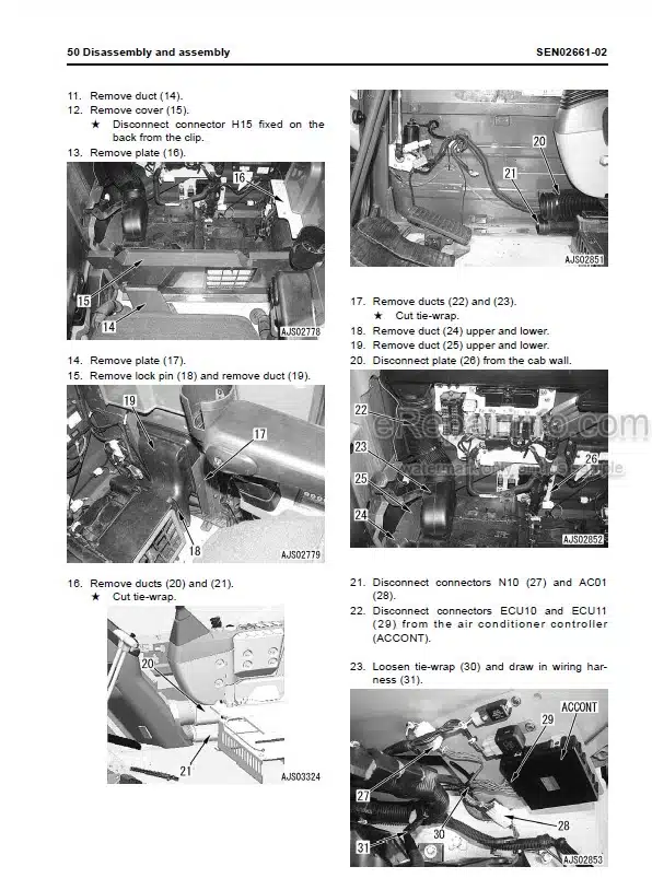 Photo 7 - Komatsu PC400-8 PC400LC-8 PC450-8 PC450LC-8 Shop Manual Hydraulic Excavator SEN02223-12