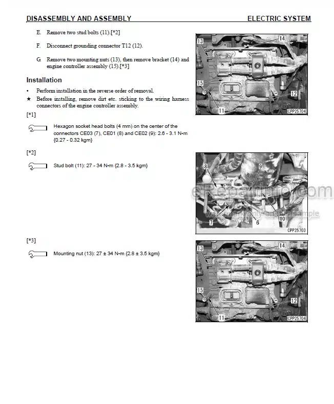Photo 2 - Komatsu PC490LC-10 Shop Manual Hydraulic Excavator CEBM025303 SN A40001-
