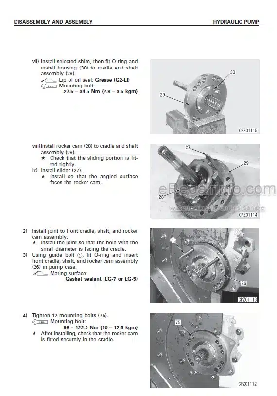 Photo 8 - Komatsu PC600LC-6 Shop Manual Hydraulic Excavator SEBM027100K SN 11064-