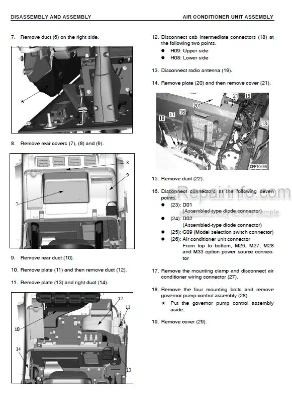 Photo 9 - Komatsu PW160-7K Shop Manual Wheel Excavator UEBM002500 SN K40001-