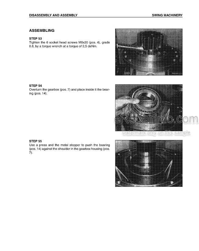 Photo 7 - Komatsu PW170-5K Shop Manual Wheel Excavator EEBM000106 SN K20001-