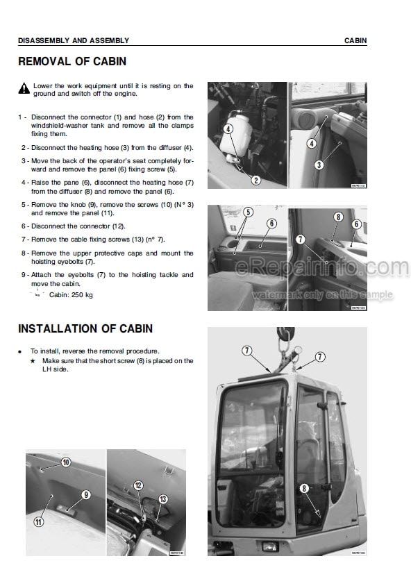 Photo 6 - Komatsu PW75R-2 Shop Manual Hydraulic Excavator WEBM001600 SN 22E0200001-
