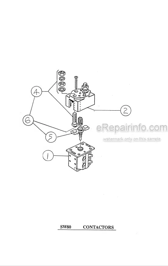 Photo 6 - Komatsu FB10S To FP25J-1 Shop Manual Electrical System For Electric Lift Truck FB10 25AB-E-BE2
