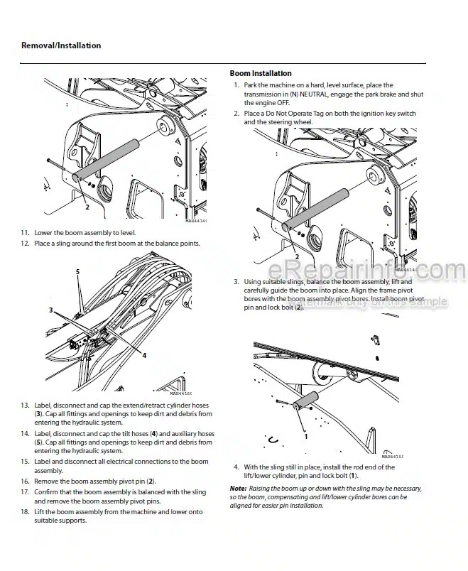 Photo 6 - JLG Grove Toucan 860 Operators And Safety Handbook Delta Mast Boom Lift