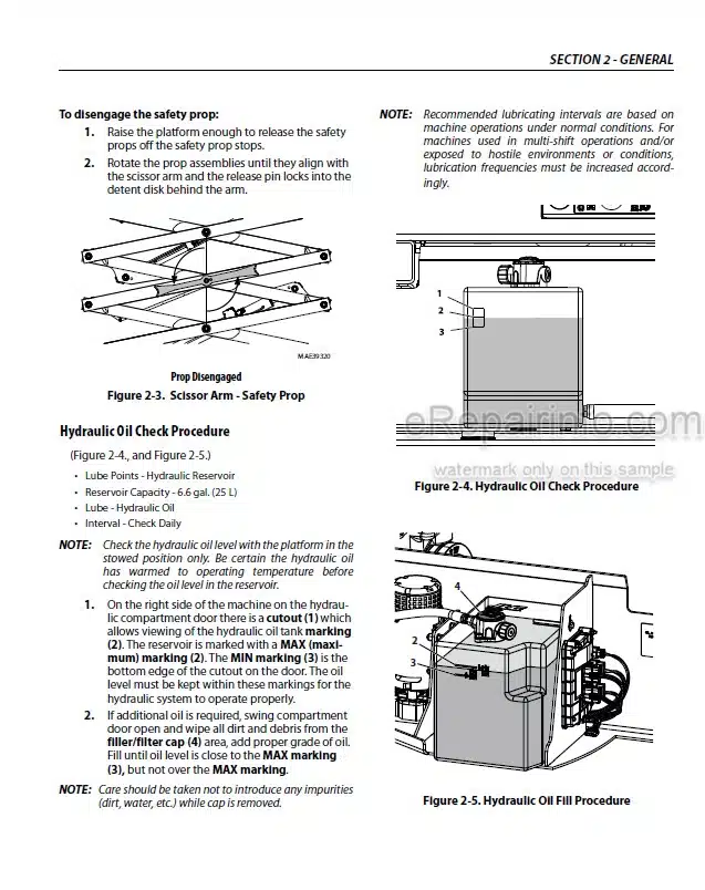 Photo 4 - JLG 4045R Service And Maintenance Manual Scissor Lift 3121761
