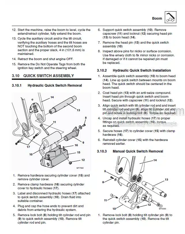 Photo 6 - JLG G15-44A Service Manual Telehandler 31211077