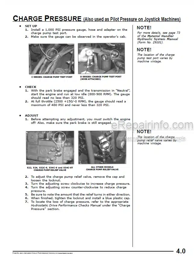 Photo 6 - JLG Gradall 534B Service Operation Lubrication Manual Telehandler 9103-1390