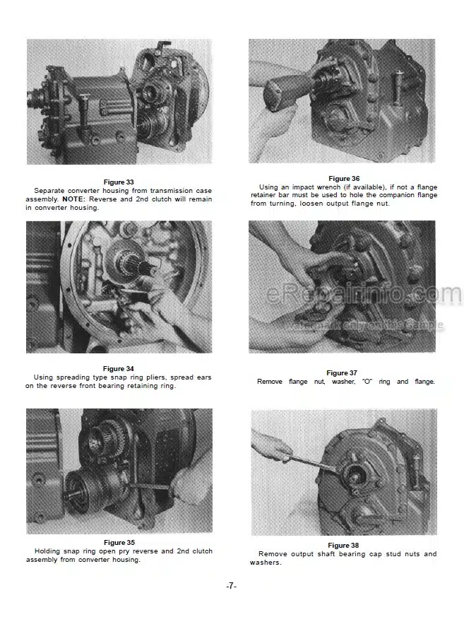 Photo 4 - JLG Gradall 534B Service Operation Lubrication Manual Telehandler 9103-1390