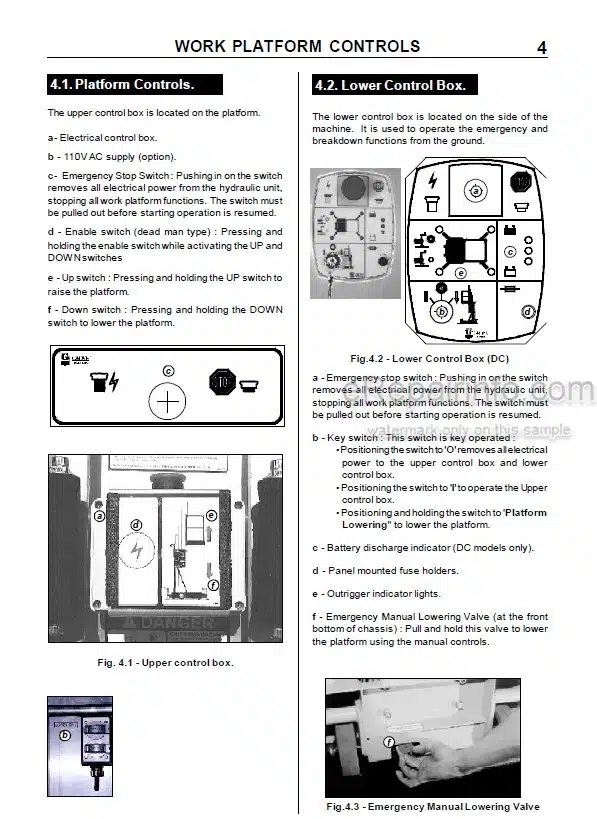 Photo 2 - JLG Grove PM41DC PM41AC Operators And Safety Handbook Mast Boom Lift