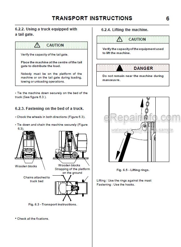 Photo 4 - JLG Grove Toucan 1100 Operators And Safety Handbook Mast Boom Lift