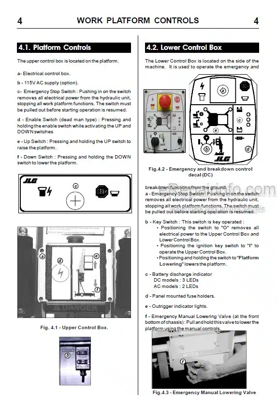 Photo 5 - JLG P20AC To P30DC Operation And Safety Handbook Mast Boom Lift MA0128-05