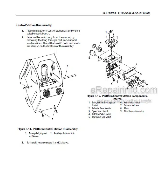 Photo 2 - JLG R4045 PVC2004 Service And Maintenance Manual Scissor Lift 31217183