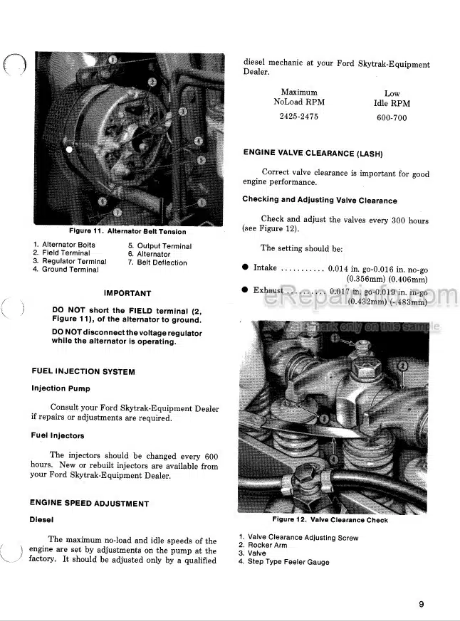 Photo 7 - JLG Lull 1044C-54 Series II Service Manual Telehandler 31200079