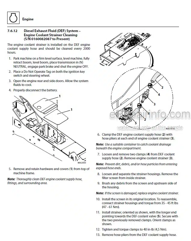 Photo 9 - JLG Skytrak 6036 6042 8042 10042 10054 Service Manual Telehandler 31211015 SN 0160069719 To Present And Other SN