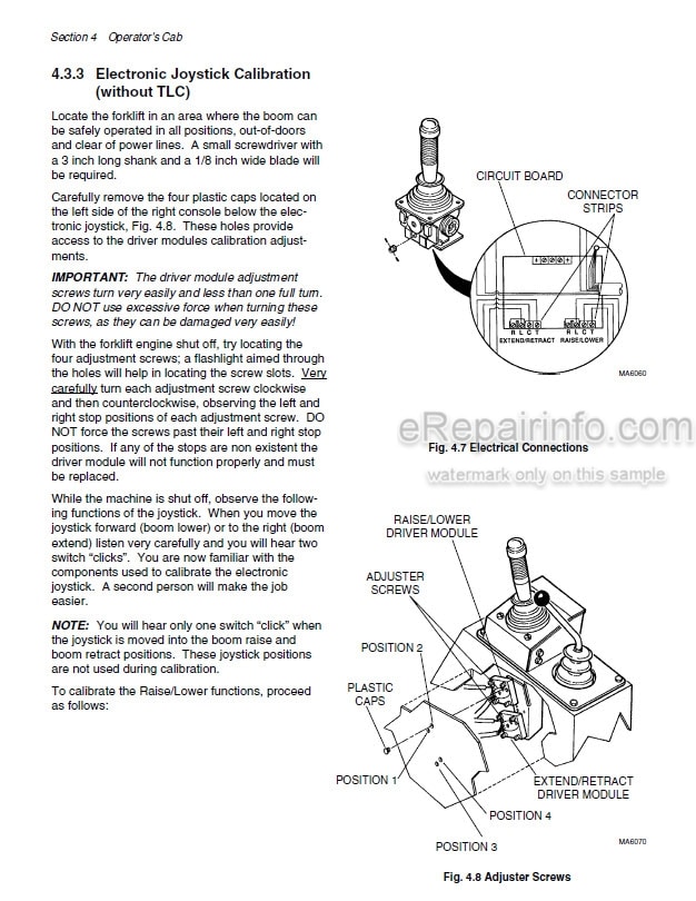 Photo 7 - JLG Skytrak 6036 6042 8042 10042 10054 Service Manual Telehandler 31211015 SN 0160069719 To Present And Other SN