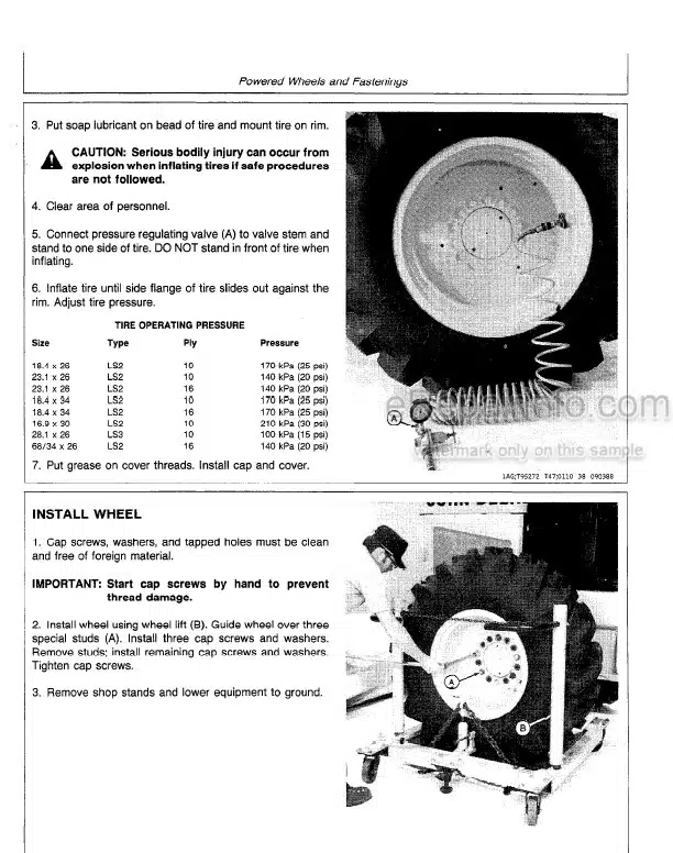 Photo 7 - John Deere M-Gator Technical Manual Gator Utility Vehicle TM1804
