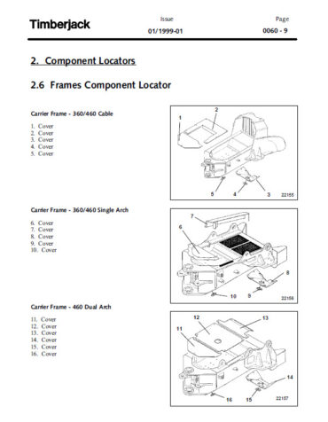 Photo 6 - John Deere 440 440 Series A 440B Technical Manual Skidder TM1009