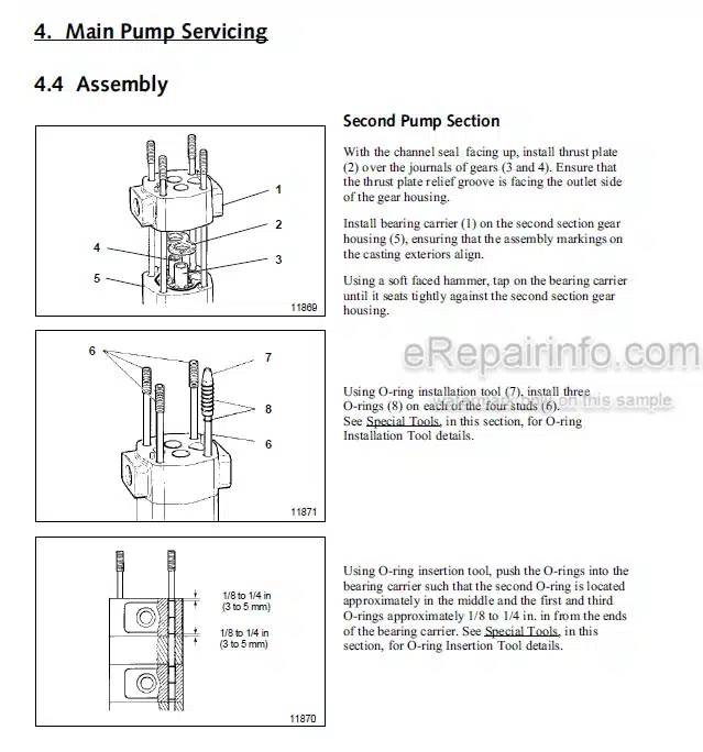 Photo 7 - John Deere 646B Technical Manual Compactor TM1116