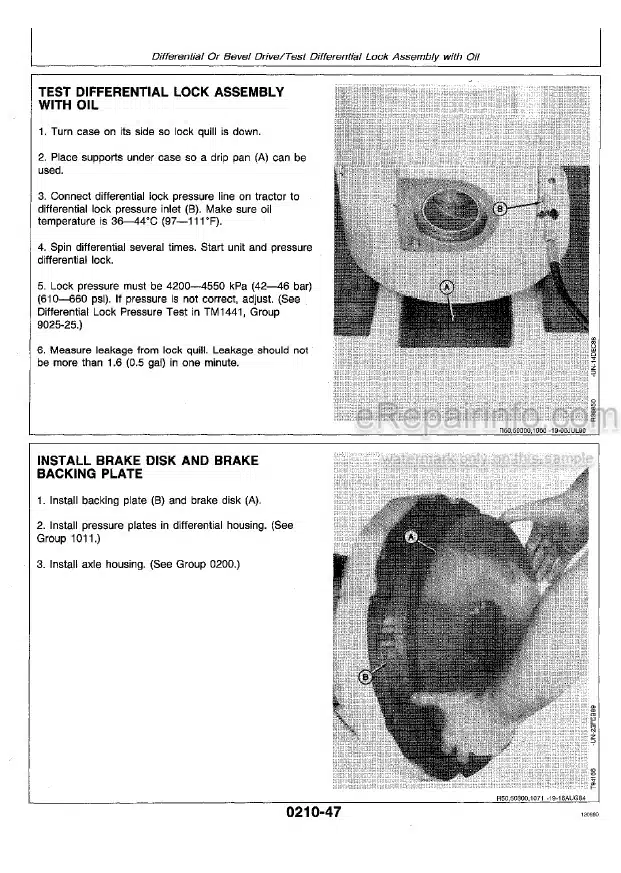 Photo 6 - John Deere 660D 848G Technical Manual Grapple Skidder TM435521