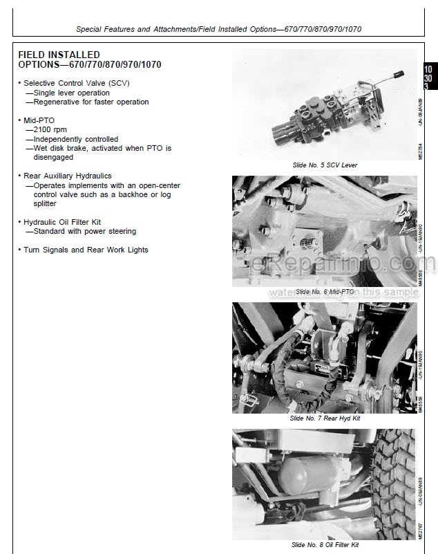 Photo 7 - John Deere 690DR Technical Manual Excavator With All Terrain Wheeled Undercarriage TM124557