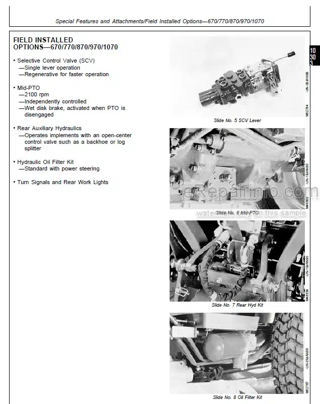 Photo 6 - John Deere M-Gator A3 Technical Manual Utility Vehicle TM115719