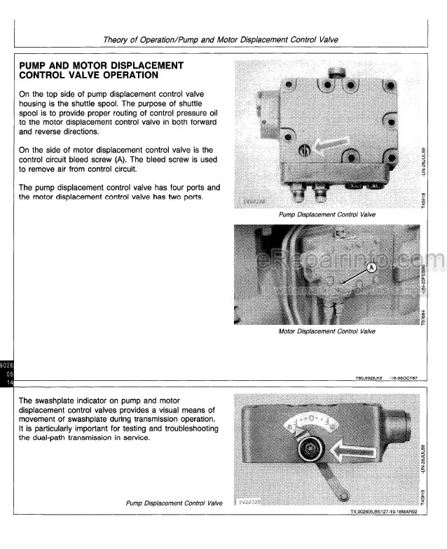 Photo 11 - John Deere 750B 850B Operation And Tests Technical Manual Crawler Dozer TM1332