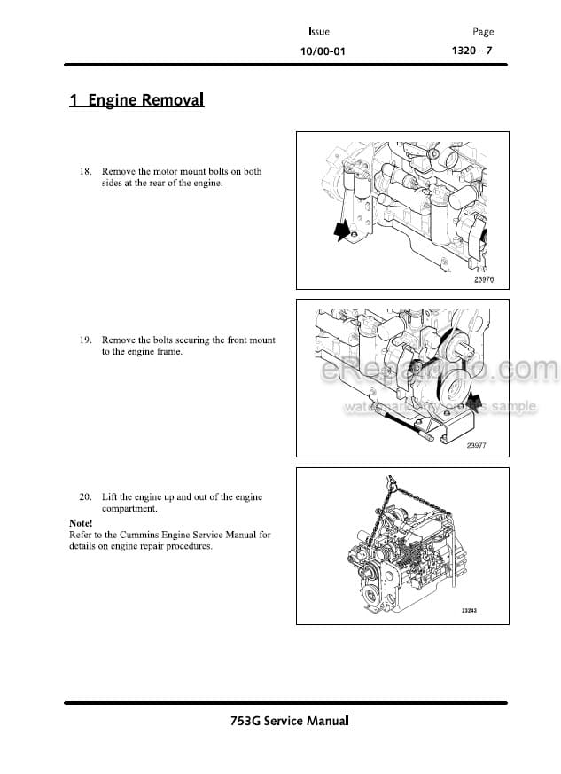 Photo 7 - John Deere 753G Technical Manual Feller-Buncher SN WC753GX002045 – 002063 TM1887 2