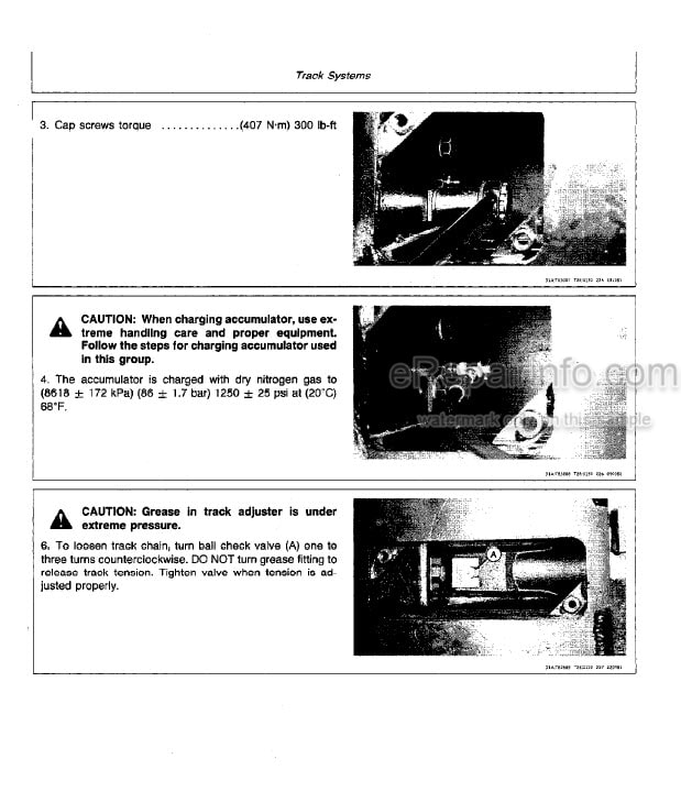 Photo 12 - John Deere 990 Technical Manual Excavator TM1230