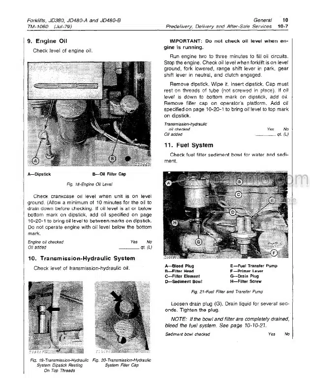 Photo 6 - John Deere FS Series Technical Manual Swing To Tree Disc Saw Heads TMF382053