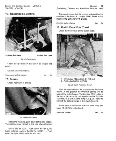 Photo 1 - John Deere JD401-C Technical Manual Loader And Backhoe Loader TM1092
