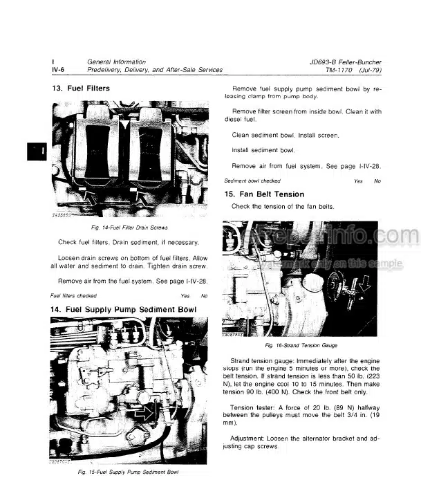 Photo 7 - John Deere 853G Technical Manual Feller-Buncher SN 003001 – 003083 TM1989