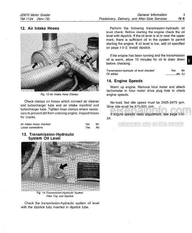 Photo 6 - John Deere JD760 Series A Technical Manual Scraper TM1018