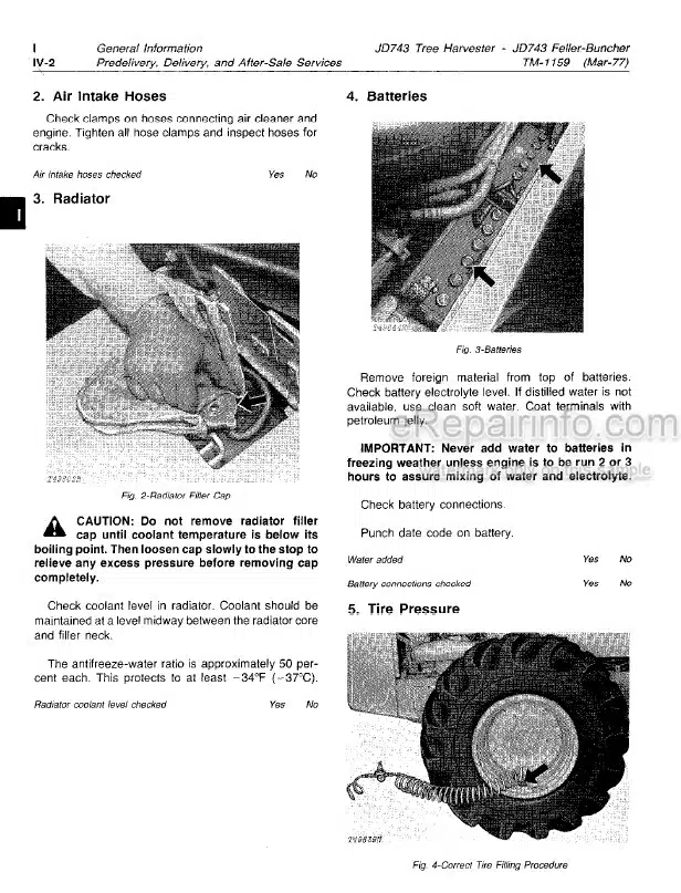 Photo 7 - John Deere JD639-B Technical Manual Feller-Buncher TM1170