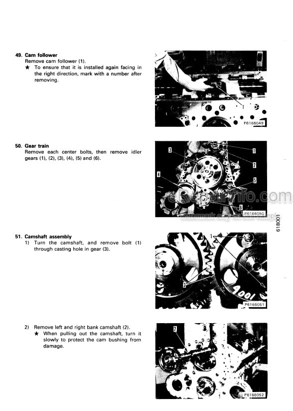 Photo 9 - Komatsu 12V170-1 Series Shop Manual Engine