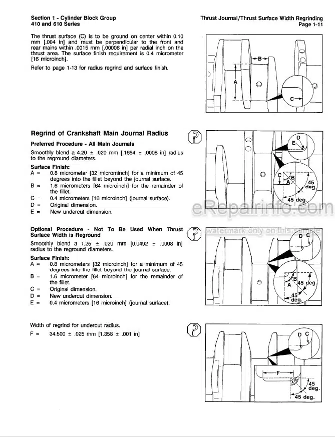 Photo 6 - Komatsu Dresser KDC614 Specification Manual Engine CEBD614SP0