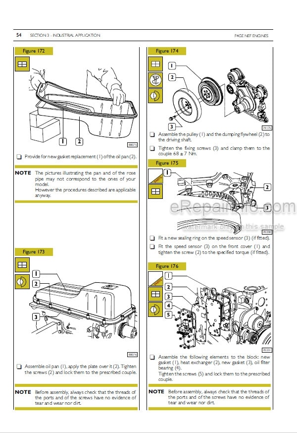 Photo 3 - Komatsu S4D104E SAA4D104E Series Shop Manual Diesel Engine WEBMNEF001