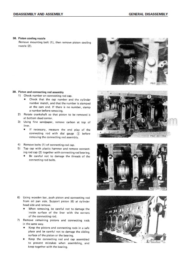 Photo 5 - Komatsu SA6D140-H-1 Shop Manual Diesel Engine SEBM036200