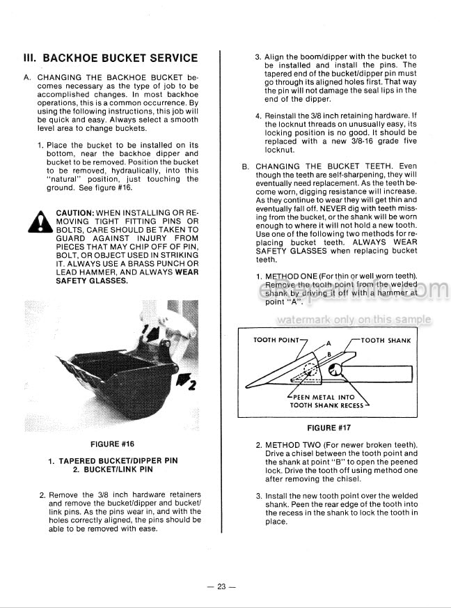 Photo 9 - Kubota 4540 Service Procedures And Parts List Backhoe