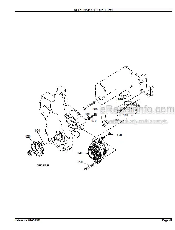 Photo 5 - Kubota L4150DT Parts Book Tractor