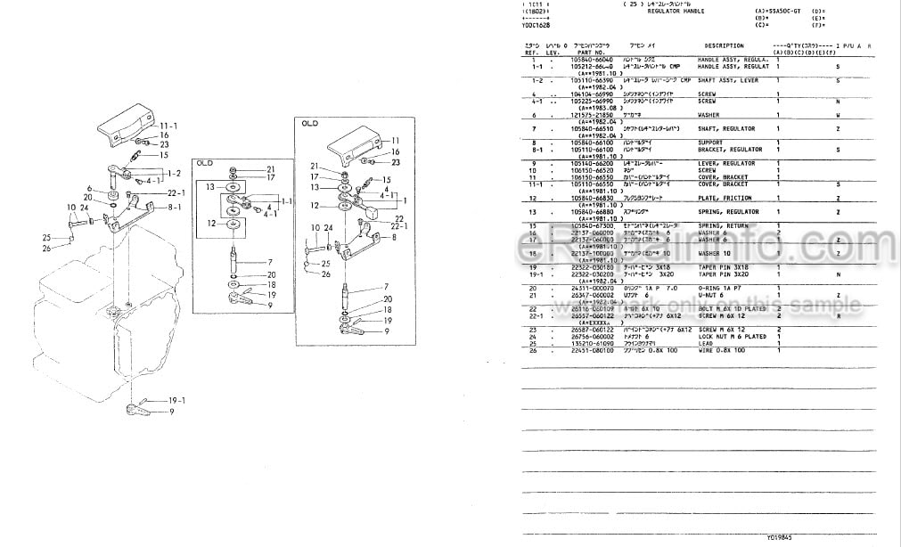 Photo 6 - Yanmar SSA5OC-GT Parts Catalog Diesel Engine 000Y00C1628